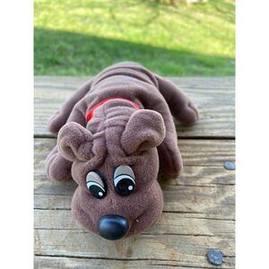 Tonka Pound Puppies Baby Chocolate Brown Dog  8 inches Vintage